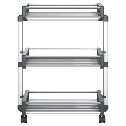 Förvaringsvagn 59x20x75 cm aluminium