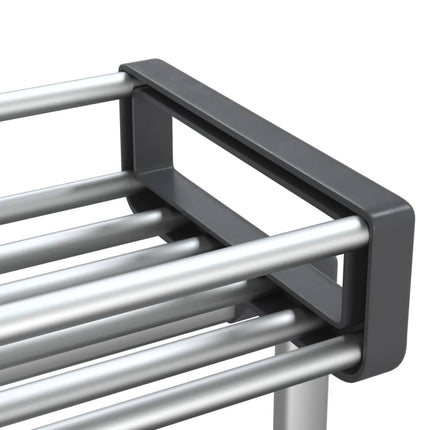 Förvaringsvagn 59x20x75 cm aluminium
