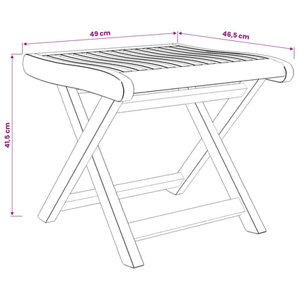 Loungegrupp 3 delar massiv teak