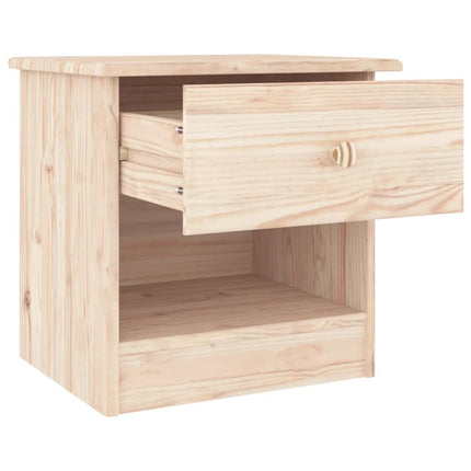 Sängbord ALTA 41x35x41 cm massiv furu