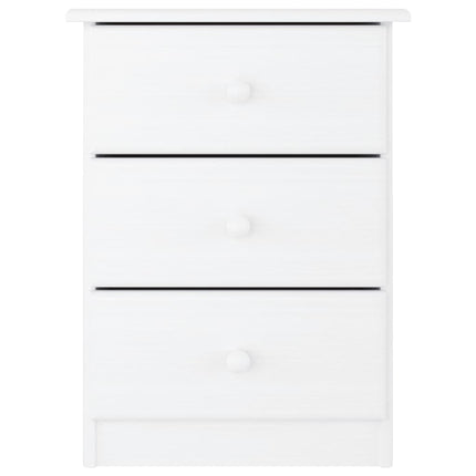 Sängbord ALTA vit 41x35x55,5 cm massiv furu