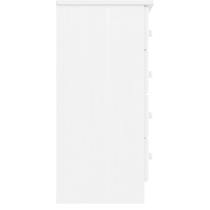 Byrå ALTA vit 77x35x73 cm massiv furu