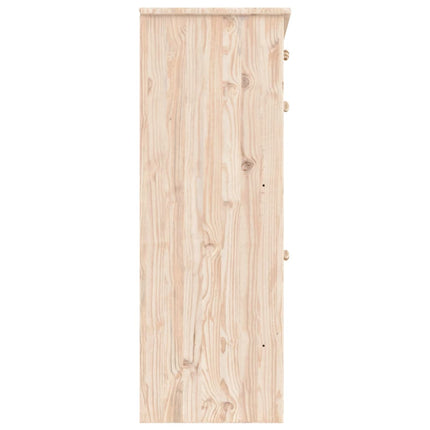 Skoskåp ALTA 77x35x96 cm massiv furu