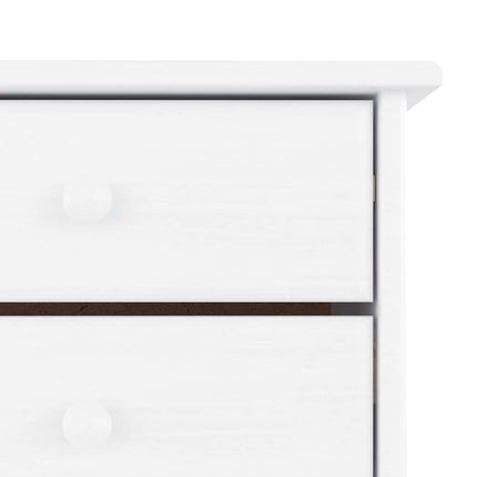 Skoskåp ALTA vit 77x35x96 cm massiv furu