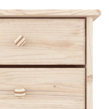 Skoskåp ALTA 77x35x96 cm massiv furu