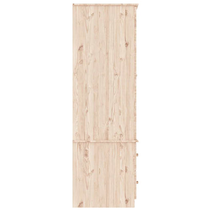 Klädskåp ALTA 90x55x170 cm massiv furu
