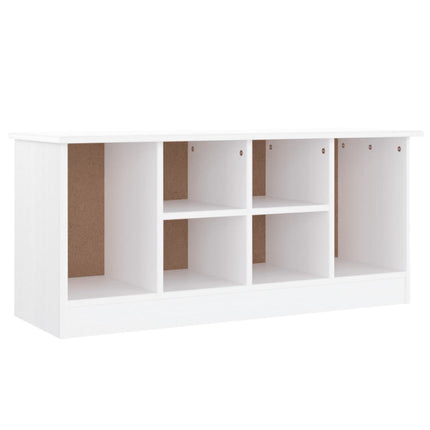 Skobänk ALTA vit 100x35x45 cm massiv furu