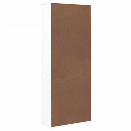 Bokhylla med lådor ALTA 77x35x186,5 cm vit massiv furu