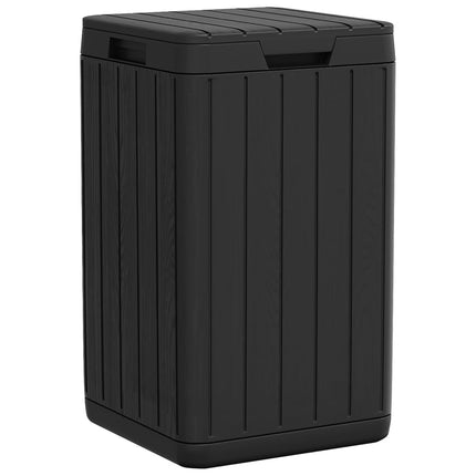 Soptunna för utomhusbruk antracit 38x38x65 cm PP