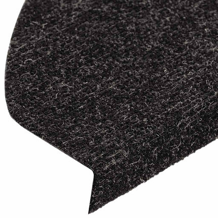Trappstegsmattor självhäftande 10 st antracit 65x22,5x3,5 cm