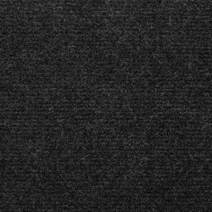 Trappstegsmattor självhäftande 10 st svart 65x22,5x3,5 cm