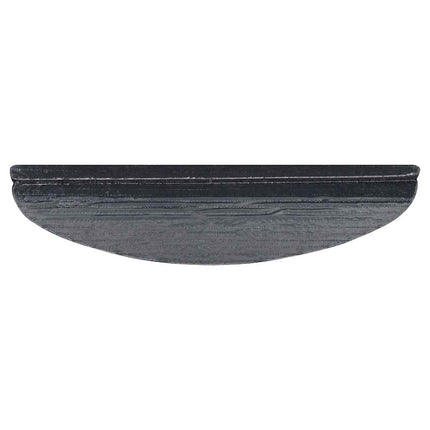 Trappstegsmattor självhäftande 10 st grå 56x17x3 cm
