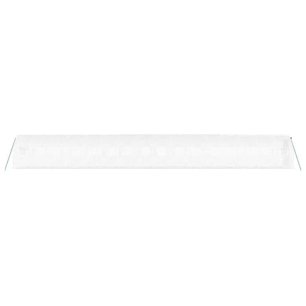 Växthus med stålram vit 32 m² 16x2x2 m