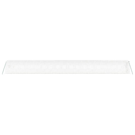 Växthus med stålram vit 36 m² 18x2x2 m