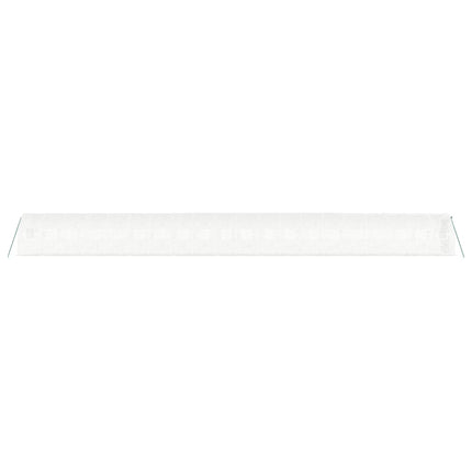 Växthus med stålram vit 40 m² 20x2x2 m