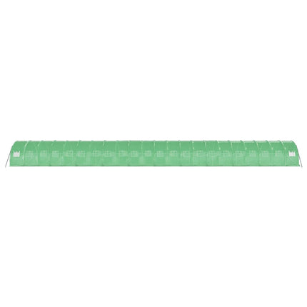 Växthus med stålram grön 66 m² 22x3x2 m