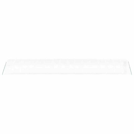 Växthus med stålram vit 48 m² 16x3x2 m