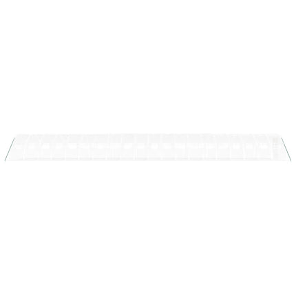Växthus med stålram vit 80 m² 20x4x2 m