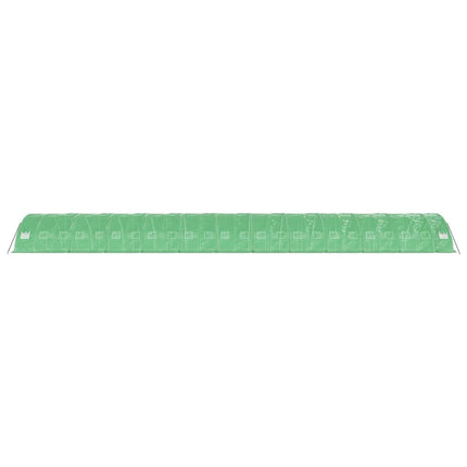 Växthus med stålram grön 120 m² 24x5x2,3 m