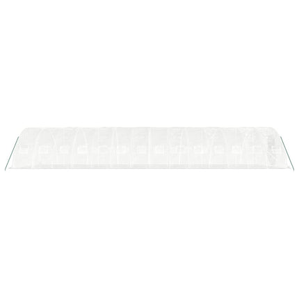 Växthus med stålram vit 70 m² 14x5x2,3 m