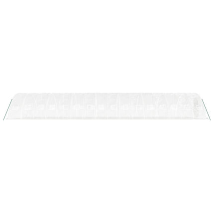 Växthus med stålram vit 80 m² 16x5x2,3 m