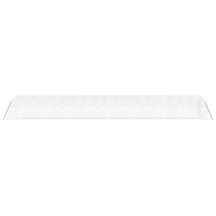 Växthus med stålram vit 90 m² 18x5x2,3 m