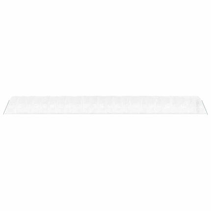 Växthus med stålram vit 120 m² 24x5x2,3 m
