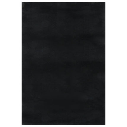 Shaggy-matta svart 240x305 cm polyester