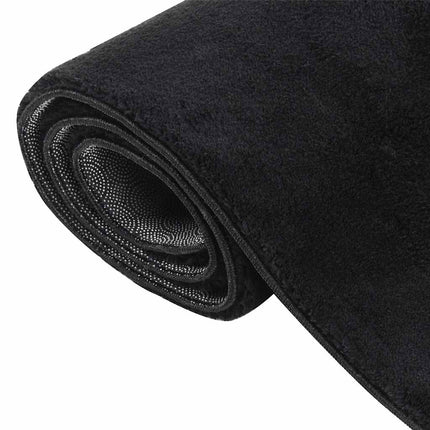 Shaggy-matta svart 240x305 cm polyester