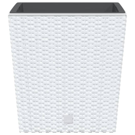 Blomkruka med avtagbar insida vit 21/32 L PP-rotting