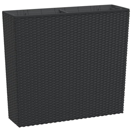 Blomkruka med avtagbar insida antracit 12/44 L PP-rotting
