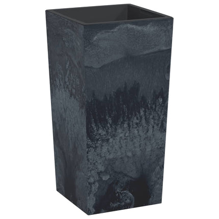 Blomkruka avtagbar insida antracit 11/26,5 L PP betonglook