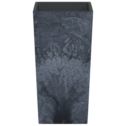 Blomkruka avtagbar insida antracit 21/49 L PP betonglook