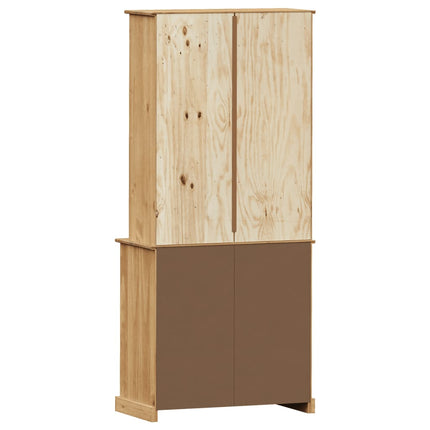 Högskåp VIGO 78x40x175 cm massiv furu