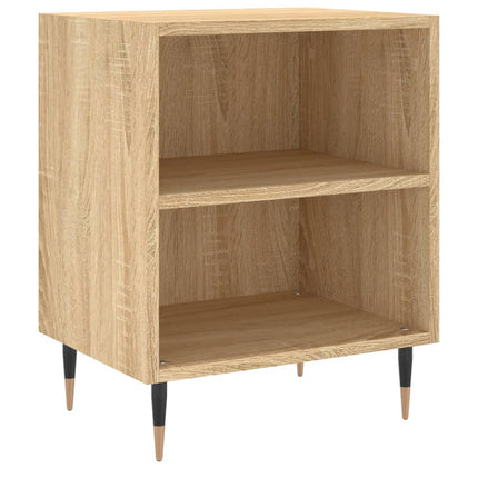 Sängbord 2 st sonoma-ek 40x30x50 cm konstruerat trä