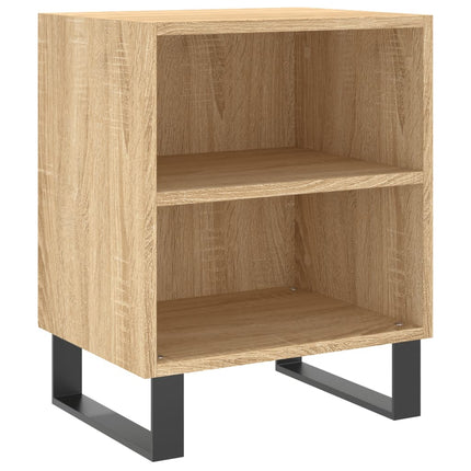 Sängbord 2 st sonoma-ek 40x30x50 cm konstruerat trä
