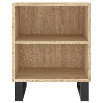 Sängbord 2 st sonoma-ek 40x30x50 cm konstruerat trä