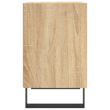 Sängbord 2 st sonoma-ek 40x30x50 cm konstruerat trä