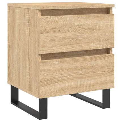 Sängbord sonoma-ek 40x35x50 cm konstruerat trä