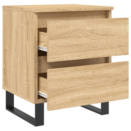 Sängbord sonoma-ek 40x35x50 cm konstruerat trä