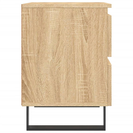 Sängbord 2 st sonoma-ek 40x35x50 cm konstruerat trä