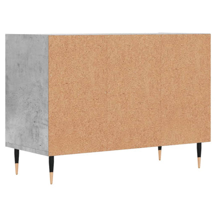 Tv-bänk betonggrå 69,5x30x50 cm konstruerat trä