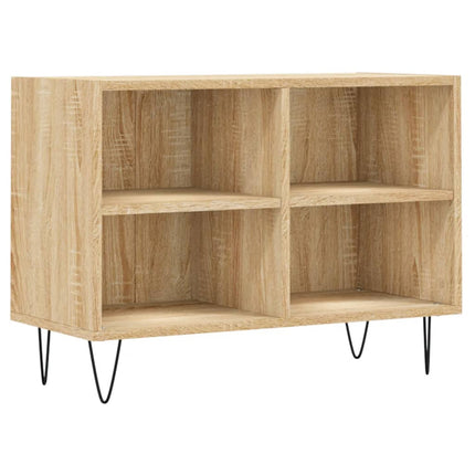 Tv-bänk sonoma ek 69,5x30x50 cm konstruerat trä