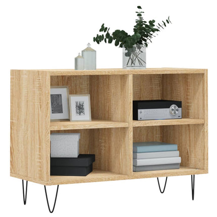 Tv-bänk sonoma ek 69,5x30x50 cm konstruerat trä