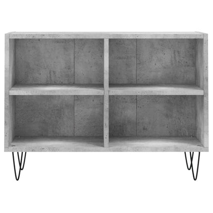 Tv-bänk betonggrå 69,5x30x50 cm konstruerat trä