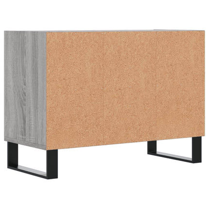 Tv-bänk grå sonoma 69,5x30x50 cm konstruerat trä