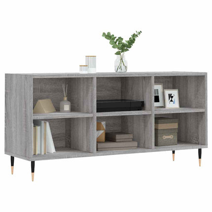 Tv-bänk grå sonoma 103,5x30x50 cm konstruerat trä
