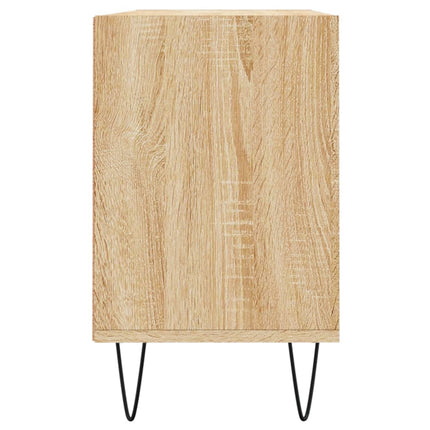 Tv-bänk sonoma ek 103,5x30x50 cm konstruerat trä