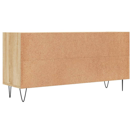 Tv-bänk sonoma ek 103,5x30x50 cm konstruerat trä