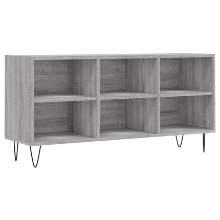 Tv-bänk grå sonoma 103,5x30x50 cm konstruerat trä